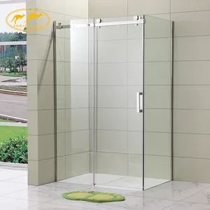 澳大利亚认证超透明低铁钢化钢化玻璃折叠门淋浴房