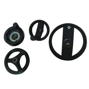 Machine Round Rim Handwheel Black Plastic Hand Wheel Valve Handwheel