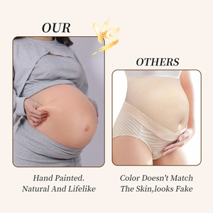 Vientre de <span class=keywords><strong>embarazada</strong></span> de silicona falsa para travestis, película Prop estómago, <span class=keywords><strong>disfraz</strong></span> de <span class=keywords><strong>embarazada</strong></span>, modelo de vientre de <span class=keywords><strong>embarazada</strong></span>, vientre Artificial de silicona - Product Image 5
