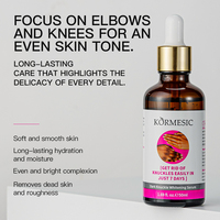 KORMESIC sérum blanchissant rapide pour les articulations foncées Correcteurs de pigmentation Élimination des taches intenses Main Coudes Genoux Correcteur de peau