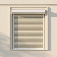 Volets roulants intelligents en aluminium européens modernes avec télécommande pour villa, volets de fenêtre