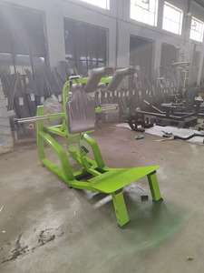 Squat vertical robuste avec glissière linéaire à glisse fluide - Machine d'entraînement des jambes avec rack de squat super commercial à charge de plaques - Product Image 2