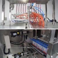 Machine d'emballage multifonction entièrement automatique pour sachets de pâte de tomate, sauce, huile de sésame, huile de piment et condiments, et sauces pour salades