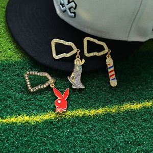 Creative Enamel Metal Hat Pins Baseball Cap Decor Badge Patch Alloy Butterfly Buckle Holder <b>Gift</b> Accessory - Product Image 4