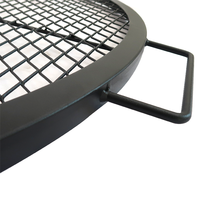Barbecue au charbon de bois pliable personnalisé de 36 pouces avec grille de cuisson ronde pour camping