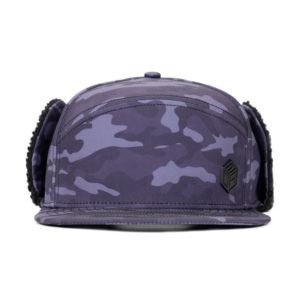 Gorra TCAP Personalizada de 6 Paneles con Parche de Goma, Protección para los Oídos en Invierno, para Exteriores, Camuflaje, Cierre a Presión - Product Image 1