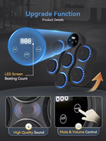 Nouveaux produits RS, idée de machine de boxe musicale électronique murale intelligente personnalisée de haute qualité, dernier modèle, matériau PU, LED