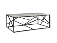 Sinochic-mesa de centro para sala de estar, mueble cromado pulido de lujo de diseño moderno, sofá de cristal