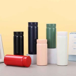 Stainless Steel Vacuum Insulated Tumbler Straight Cup <b>Double</b> <b>Wall</b> Travel Water Bottle With Lid Minimalist Design - Product Image 2