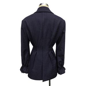 Blazer Formal Personalizado OEM para Mujer, Manga Larga, Solapa con Muescas, Botones, Bolsillos, Chaqueta Casual - Product Image 5
