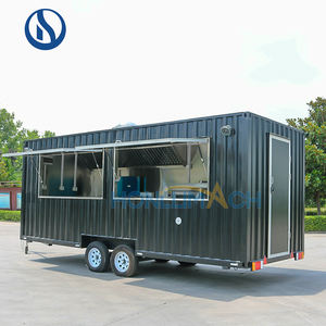 נייד מזון קרוואן ואן חינם מיכל בר וגריל פופ עד חינם מיכל מזון מהיר מסעדות - Product Image 6