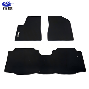Tapis de sol en caoutchouc (lot de 3) perforés à l'aiguille, épaisseur 2 mm, pour intérieur de voiture 4Runner LHD cinq places - Product Image 2