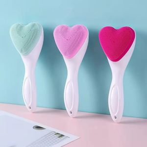 Silicone Facial Cleansing Brush Handheld Portable Cleaning Bath Brush Exfoliating Cleaning Pores Facial Massage Brush Girl - Product Image 5