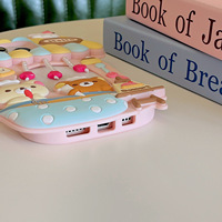 Mignon creux ours Dessert maison Anti-chute étui de téléphone portable pour iPhone 17 pour Apple 16 14 15pro Max véritable Silicone dessin animé INS Pro