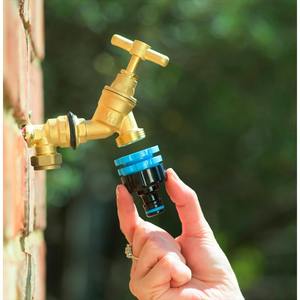 Raccord de tuyau d'arrosage de jardin, connecteur fileté de 26 mm, connexion rapide en plastique pour raccord de tuyau de robinet - Product Image 4