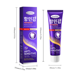 <span class=keywords><strong>Pasta</strong></span> <span class=keywords><strong>Dental</strong></span> Blanqueadora con Aminoácidos SADOER 100g, Sabor a Menta Fresca, Cuidado Bucal <span class=keywords><strong>para</strong></span> Uso Doméstico - Product Image 5