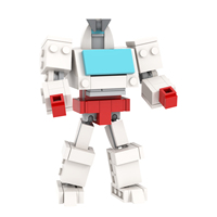 Bloques de Construcción MOOXI MOC1692, Robot Ambulancia Deformable, Juguete Educativo para Niños, Regalo DIY