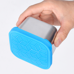 Nouvelle boîte à lunch très vendue, en acier inoxydable 304, récipient de stockage alimentaire avec couvercle hermétique en silicone pour pique-nique et voyage - Product Image 4