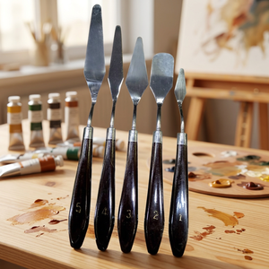 Ensemble de 5 Couteaux à Mélanger la Cire en Acier SUNTOOLS/STIPL de Haute Qualité pour la Fabrication de Bijoux - Vente en Gros - Product Image 4