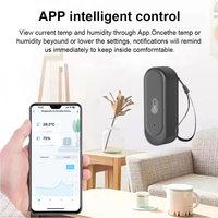 Détecteur de température et d'humidité intelligent Tuya WIFI en gros, utilisation en extérieur, étanche IP65, thermomètre et hygromètre, capteur