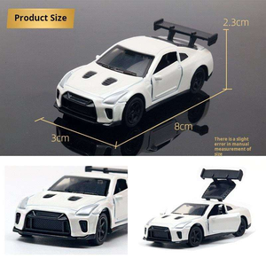 Modellini <span class=keywords><strong>di</strong></span> Auto in Scala 1:64, <span class=keywords><strong>3</strong></span> Porte, Funzione Pullback, Decorazione Classica, Auto da Corsa in Lega, Regalo per Bambini - Product Image 5