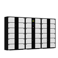 Casier de rangement intelligent pour bagages, armoire en acier électronique, système de verrouillage automatique pour la livraison de bagages