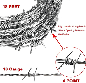 Vente en gros de clôture en fil de fer barbelé Fortte en acier inoxydable rouleaux électriques fil de rasoir simple prison en fil de fer galvanisé clôture électrique - Product Image 3