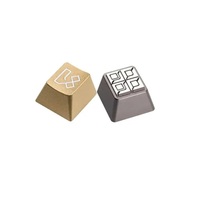 Capuchons de touches de clavier en acier inoxydable CNC, motifs complexes, pour les passionnés de claviers mécaniques