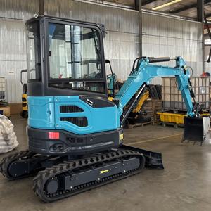 Ücretsiz kargo CE EPA motor çiftlik İşlevli yeni 2.5Ton 3Ton <span class=keywords><strong>3</strong></span>.5Ton hidrolik Mini kepçe küçük Bagger ekskavatör - Product Image 1