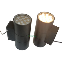 Applique murale extérieure LED en aluminium de style nordique RGB/RGBW DMX, étanche, haute luminosité, contrôle par application/WiFi RF, verre trempé pour couloir