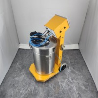 Machine de revêtement électrostatique à double affichage numérique avec pistolets de pulvérisation, système de nettoyage automatique et pulvérisation réglable – Approvisionnement direct usine