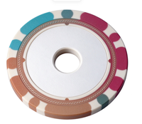 Jetons de poker en céramique personnalisés avec logo, colorés, pour les jeux de casino, les fêtes, les clubs de poker, les cadeaux