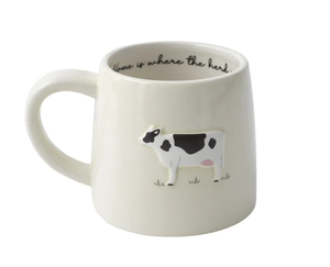 Tazza in Gres con Design di Mucca da Latte della Fattoria Bramble |   Confezione Regalo |   Tazza Artigianale per Caffè e Tè |   Design rustico in stile fattoria |   Regalo ideale - Product Image 2