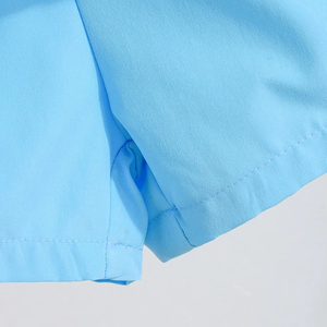 ชุดเสื้อผ้าสองชิ้นสำหรับเด็กผู้หญิง เนื้อผ้านุ่ม ระบายอากาศได้ดี เหมาะสำหรับฤดูร้อน มาพร้อมเสื้อท่อนบนดีไซน์สวยและกางเกงขาสั้นลำลอง - Product Image 6