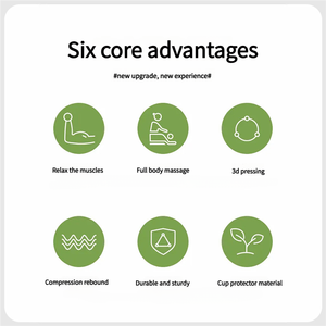 Penjepit pijat kaki tubuh portabel, tongkat rol untuk relaksasi otot penjepit meja alat pijat kaki - Product Image 2