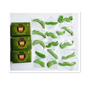 Moustache <span class=keywords><strong>en</strong></span> peluche personnalisée HLC pour le Mardi Gras, moustache de Saint Patrick, autocollant de costume, fausse barbe, cosplay pour fête de pirates, décoration de cosplay - Product Image 2