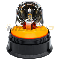 NIGHTUP 12V/24V Phare de signalisation robuste pour l'exploitation minière, balise de camionnage, lampe agricole rotative H1-BUIB CE R10 ROHS IP65