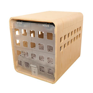 Villa pour animaux de compagnie pliable de <span class=keywords><strong>grande</strong></span> <span class=keywords><strong>taille</strong></span> écologique, chenil pour <span class=keywords><strong>chien</strong></span> et chat, niche pour lapin, tente <span class=keywords><strong>tipi</strong></span> avec lit de maternité, tout en bois - Product Image 5