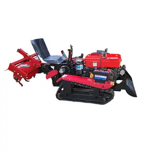 China Factory Crawler tiller rotary lawn tractor orchard tractor agriculture soil cultivator with good quality