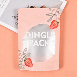 Bolsas de Embalaje de Plástico Reutilizables con Logotipo Personalizado, Bolsas Vacías para Envasar Granos de Café y Té de Hojas Sueltas con Ventana Transparente - Product Image 5