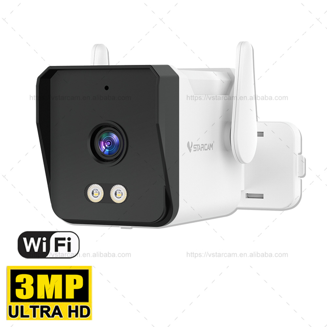 O-KAM PRO CS3 3MP WIFI Waterproof CCTV Camera Wireless IP Bullet with Night Vision AI Human Detection Cloud Storage Options