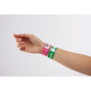 สายรัดข้อมือ AnyWristband แบบปรับได้ พิมพ์ข้อมูลได้ สายรัดข้อมือ YUPO สีสันสดใส แบบแยกชิ้น ขนาด 20 มม. (3/4 นิ้ว) สำหรับการสร้างแบรนด์ - Product Image 1