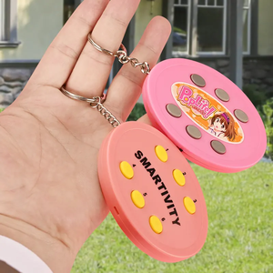 Khóa móc chìa khóa có thể ghi âm 6 nút, di động, bán sỉ, dùng làm quà tặng khuyến mãi - Product Image 2