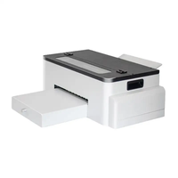 Impresora DTF A4, Paquete Completo con Software, Máquina de Impresión Digital Automática con Tinta de Pigmento para Personalización de Prendas de Moda