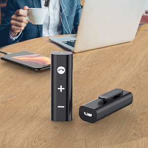 Récepteur audio <span class=keywords><strong>Bluetooth</strong></span> 5.0 pour <span class=keywords><strong>voiture</strong></span> avec prise <span class=keywords><strong>jack</strong></span> 3,5 mm, kit mains libres, haut-parleur à clip, récepteur audio auxiliaire <span class=keywords><strong>Bluetooth</strong></span> - Product Image 4