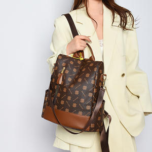 Mochila de Cuero para Mujer, Nueva 2025, Gran Capacidad, Estampada, Ligera, Informal, para Viajes - Product Image 4