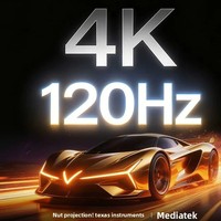 Projecteur JMGO N5S Ultra Max 4K (3840x2160) 5600 Lumens ANSI Distance de projection de 3 m DLP Android OS pour Home Cinéma