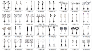 SacKnove Clip per Capezzoli in Acciaio Inox con Sfera di Gravità, Gioielli per il Seno, Giocattoli Erotici per Donne - Product Image 6