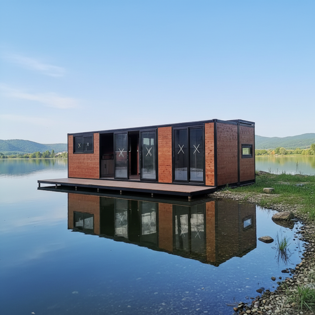 Hot Sale Prefab Mobile Living House Modular Prefabricated Tiny Villa Luxury 40ft Sandwich Panel Steel Detachable Container Hotel