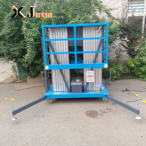 <span class=keywords><strong>Platform</strong></span> Kerja Angkat Orang Portabel Multifungsi yang Dapat Disesuaikan dengan Tiang Ganda Hidrolik Luar Ruangan dari Paduan Aluminium. - Product Image 6